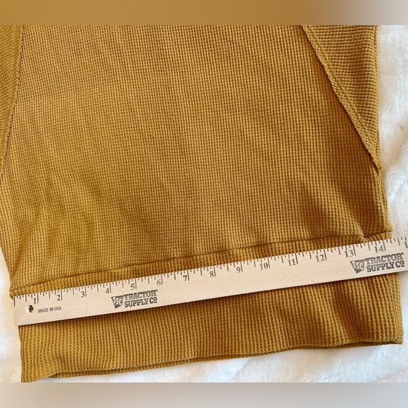 Anthropologie PILCRO Angie Waffle Knit Cowl Neck Sweater Size XS - Picture 6 of 14